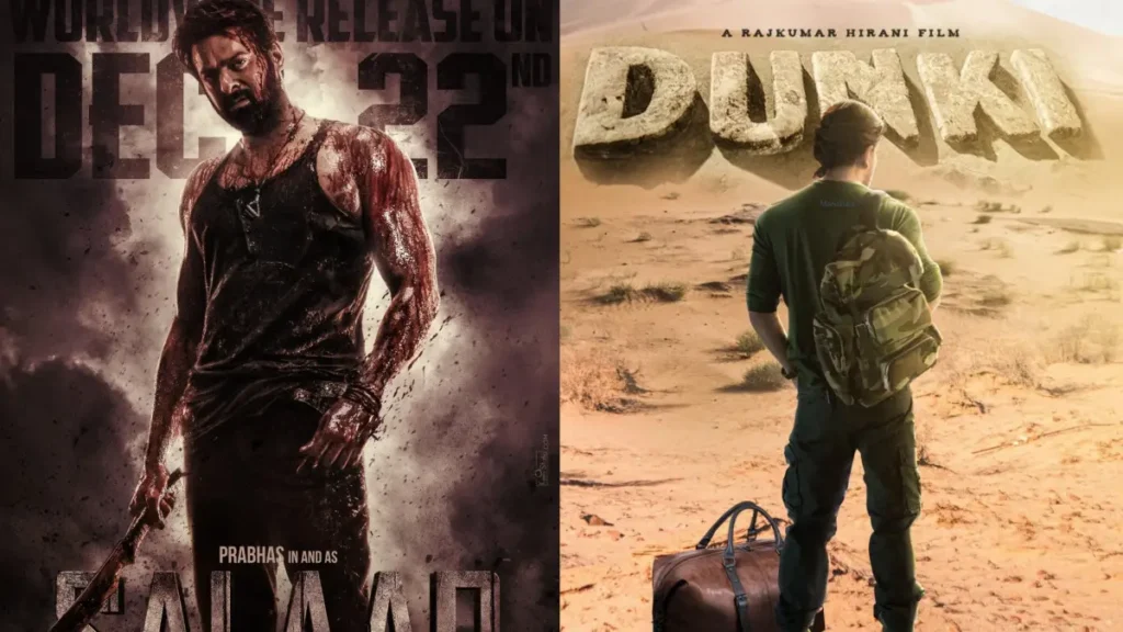 The Biggest clash of Indian Cinema Dunki VS Salar